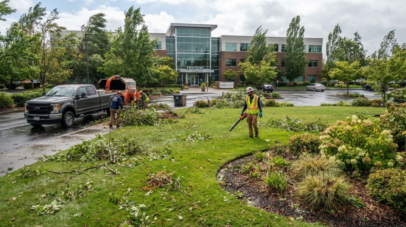 Commercial Storm Cleanup & Debris Removal Spring