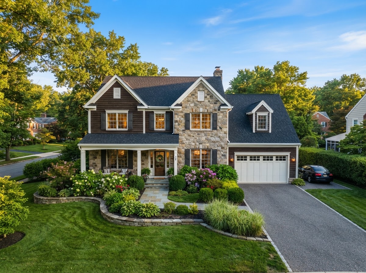 Beautiful Pennsylvania home with a new roof and clean gutters