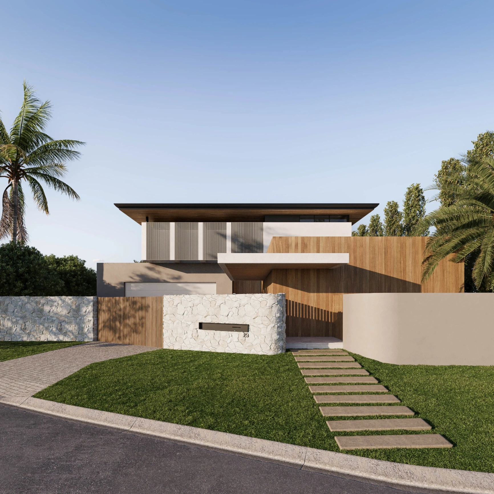 Namatjira Drive custom waterfront home, Broadbeach Waters