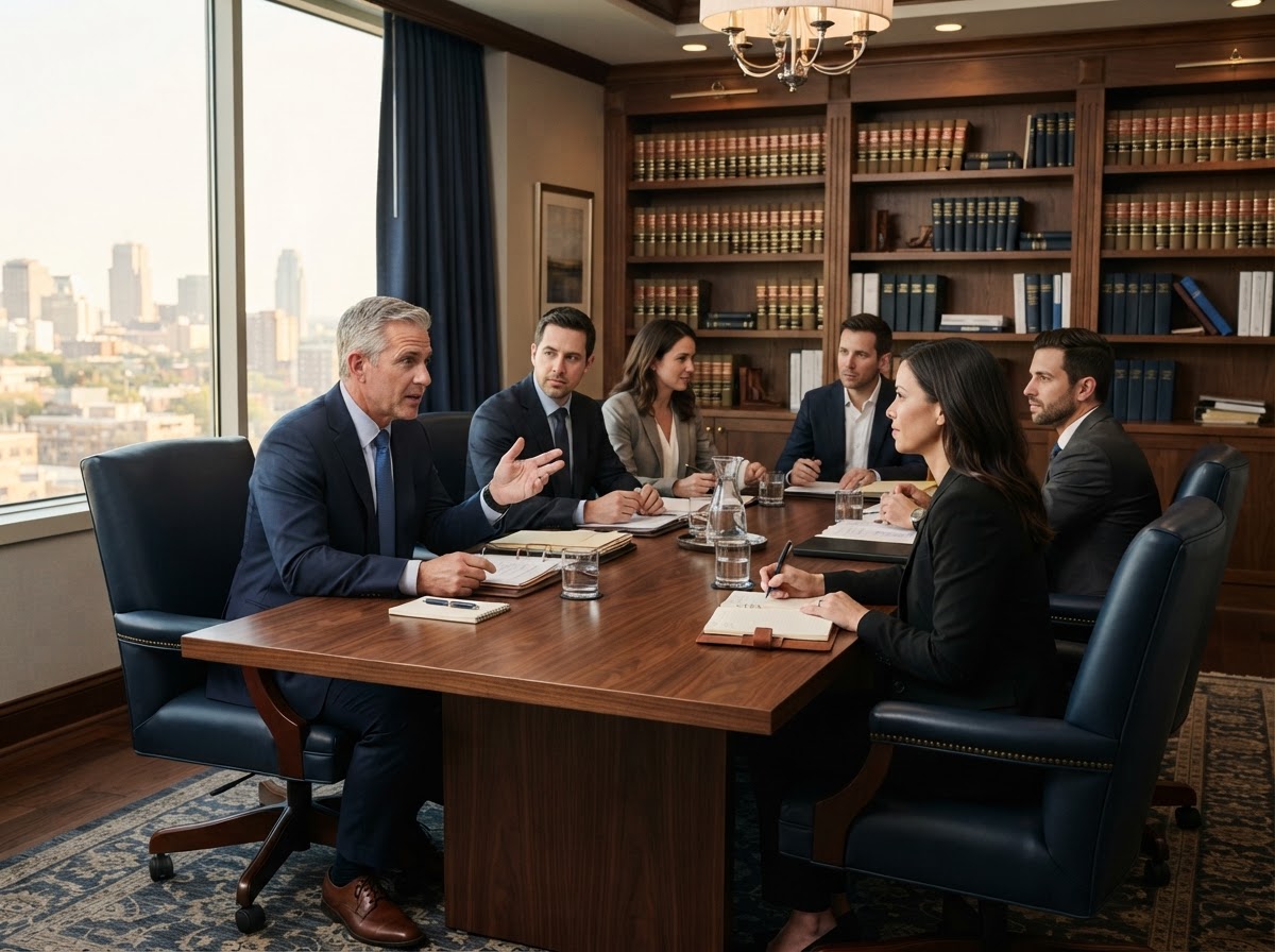 Tilchin & Hall, P.C. Novi office where clients meet with attorneys