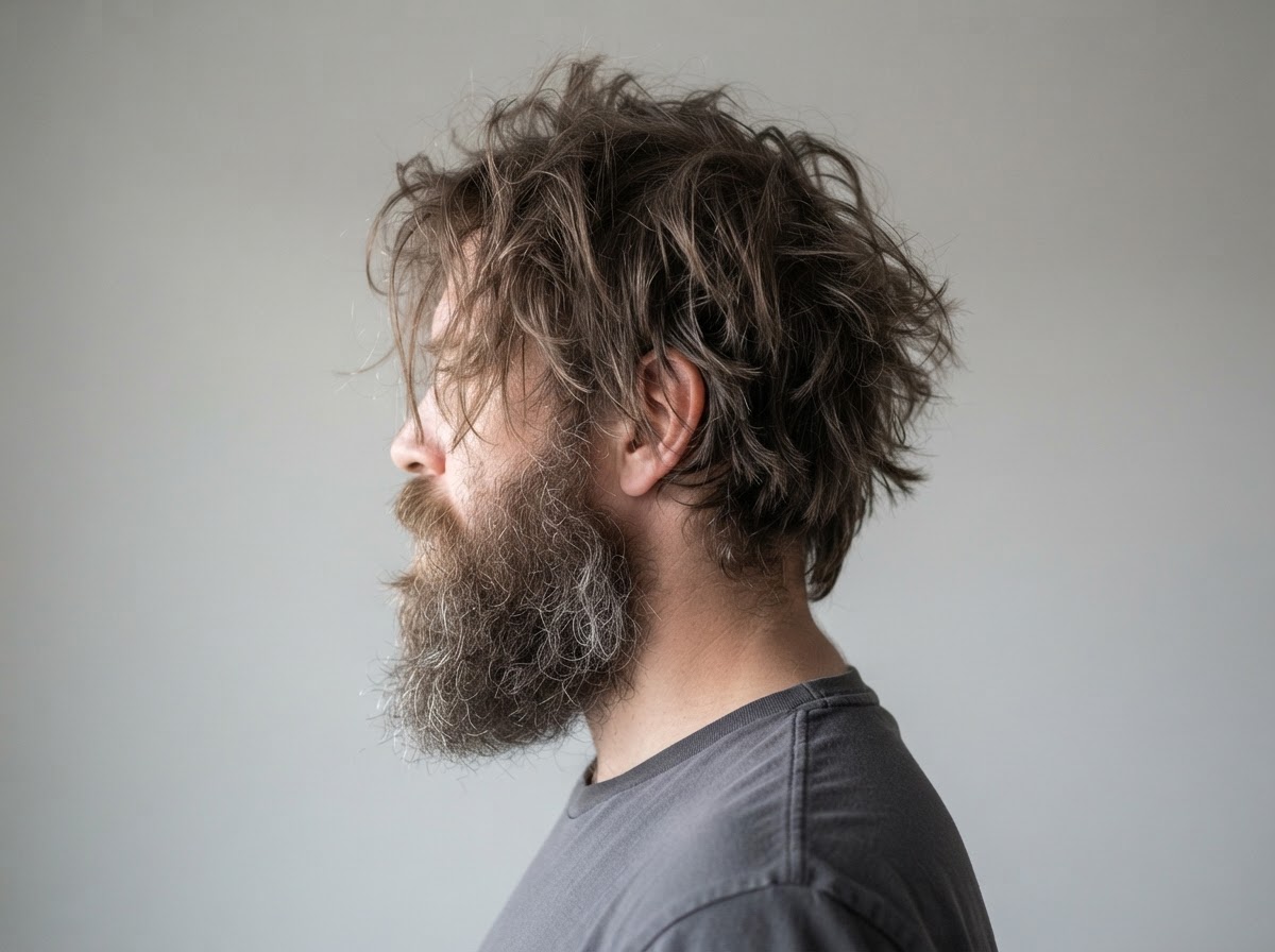 Haircut & Beard Trim before