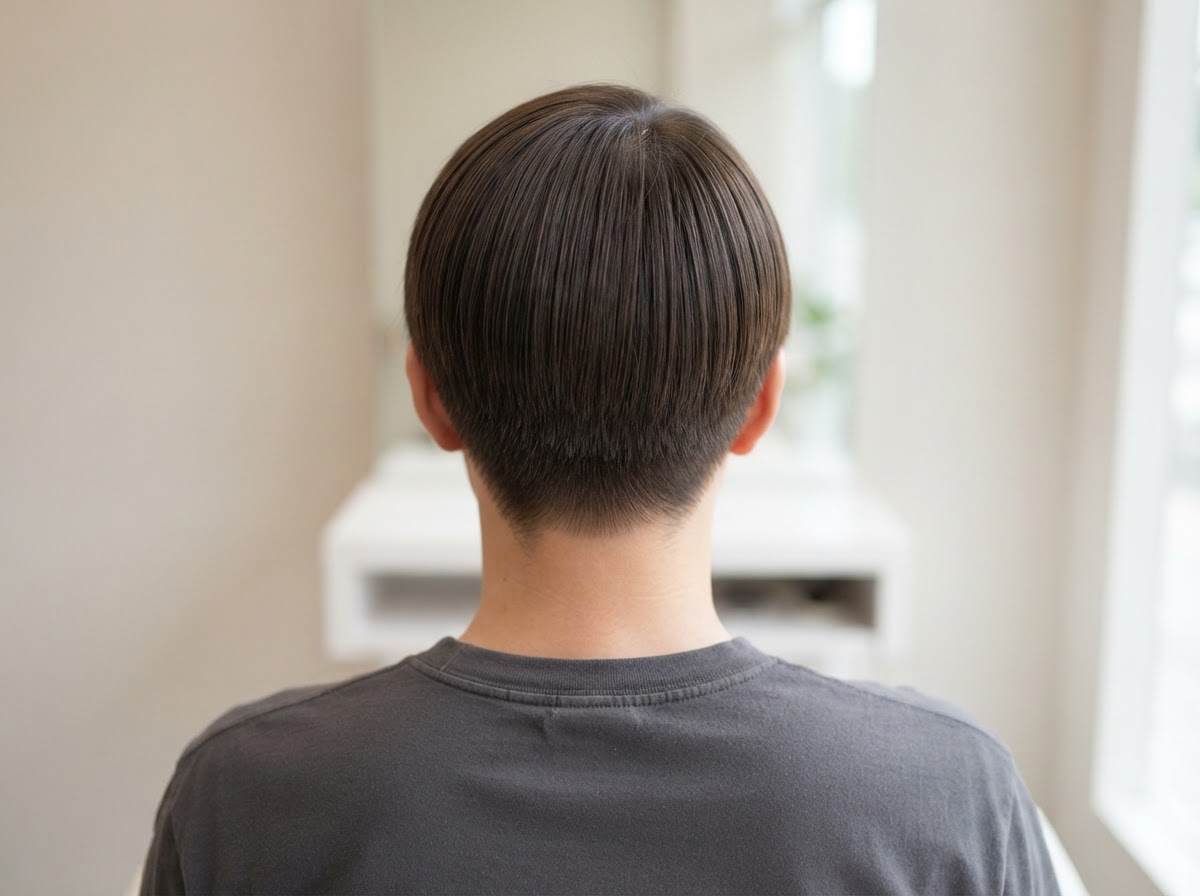 Permanent Curls (Short Hair / Men's) before
