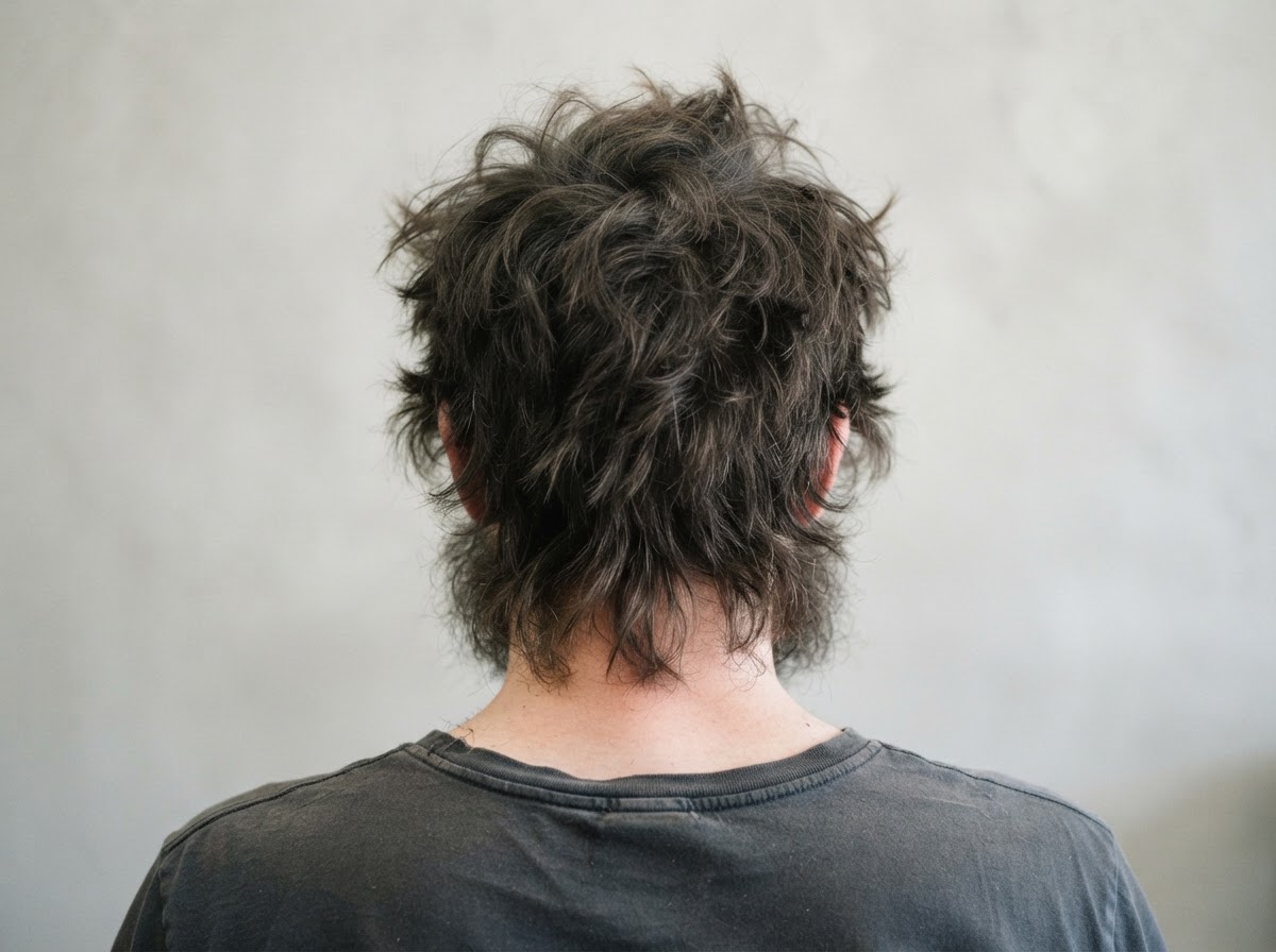 Men's Haircut before