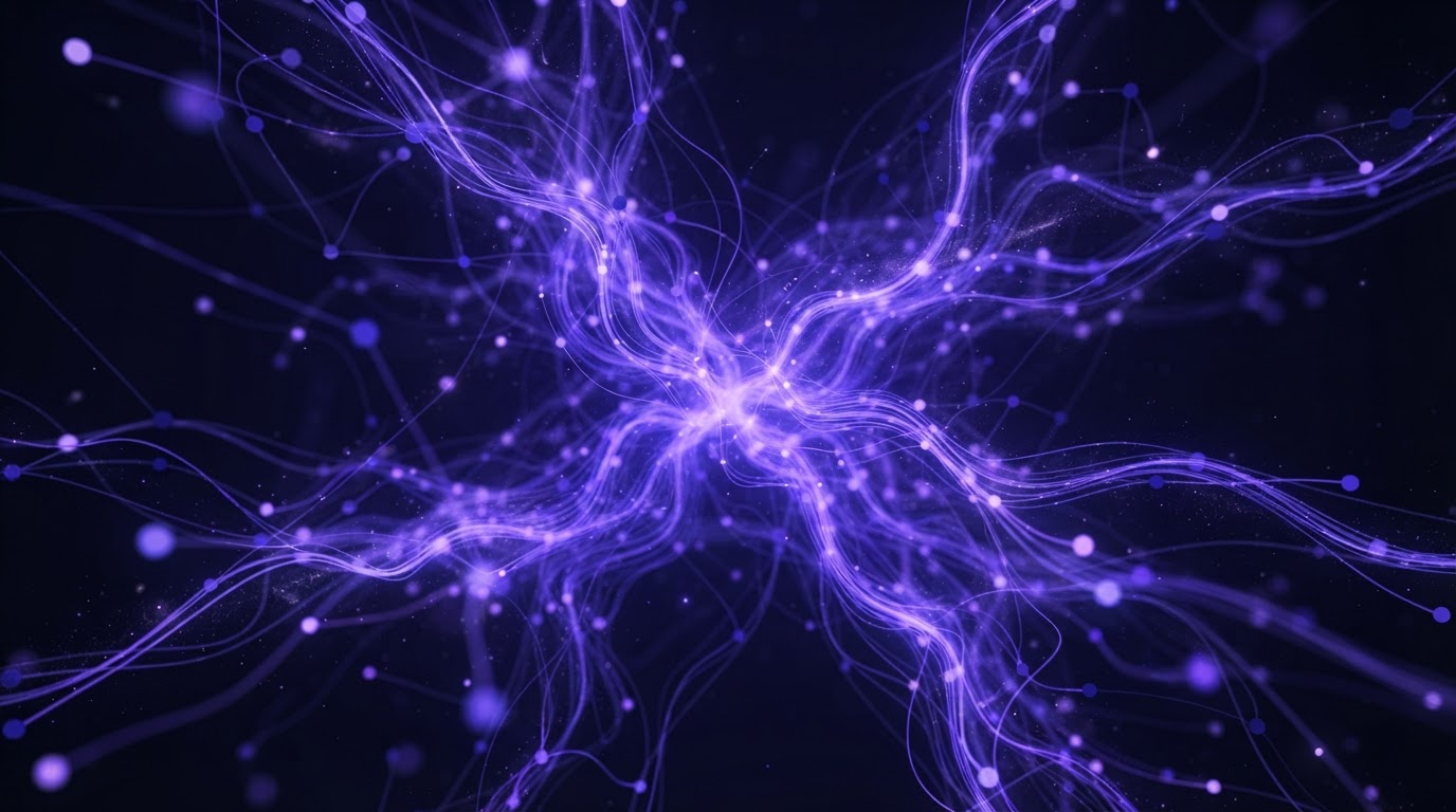AI neural network automation visualization by UnnamedAgent.com