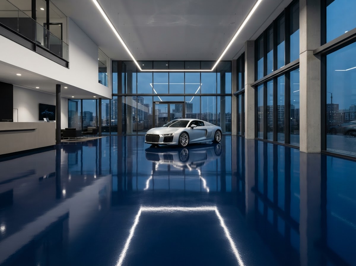 Solid Color Epoxy Flooring