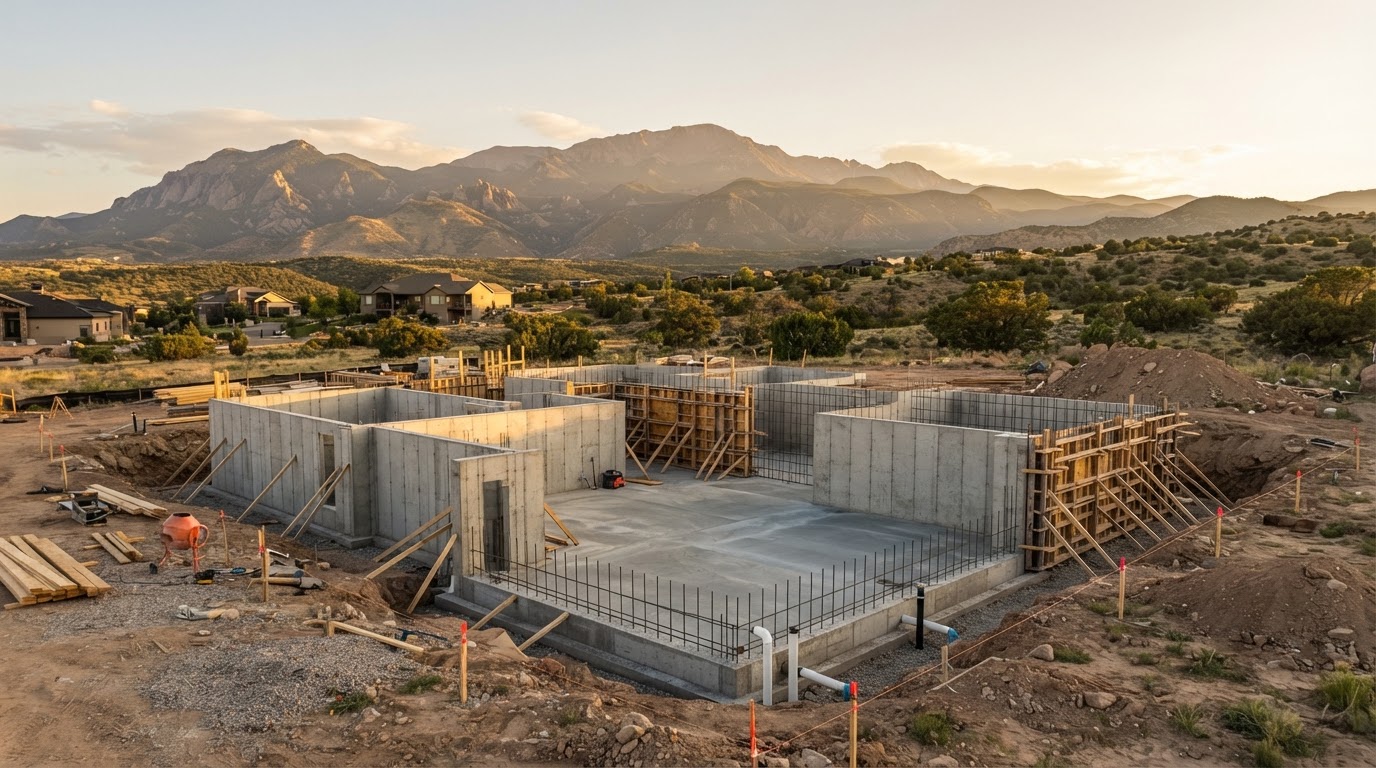 Monolithic Concrete Foundation Walls