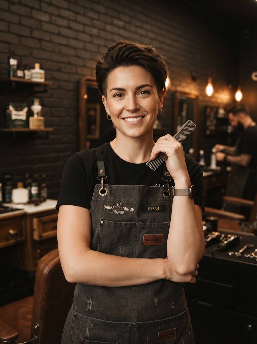 Elena Brooks, Senior Barber