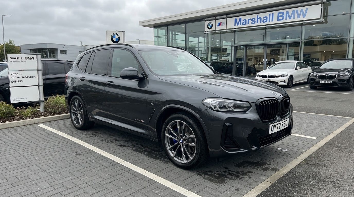 2022 BMW X3 — exterior, front three-quarter