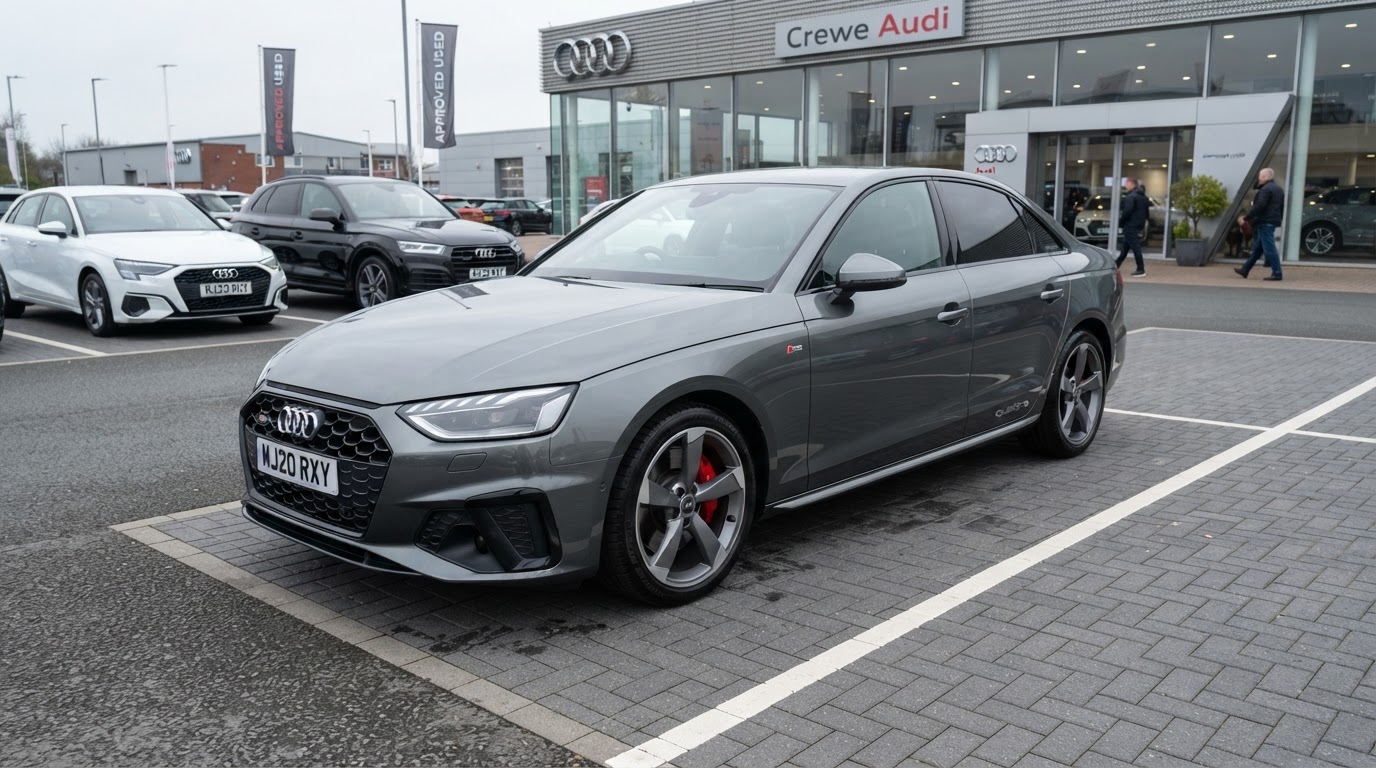 2020 Audi A4 — exterior, front three-quarter