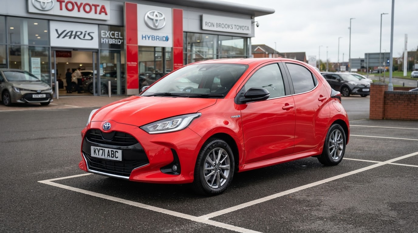 2021 Toyota Yaris — exterior, front three-quarter