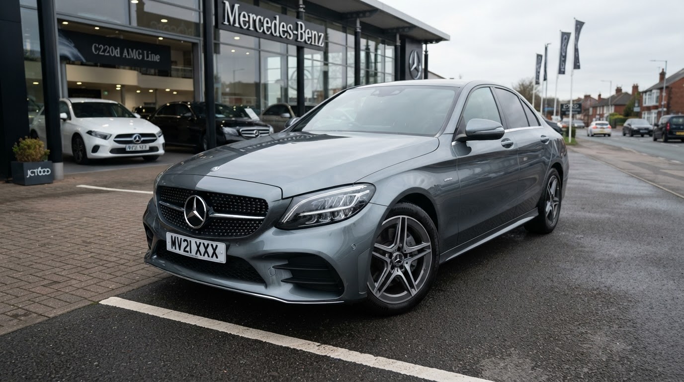 2021 Mercedes-Benz C-Class — exterior, front three-quarter
