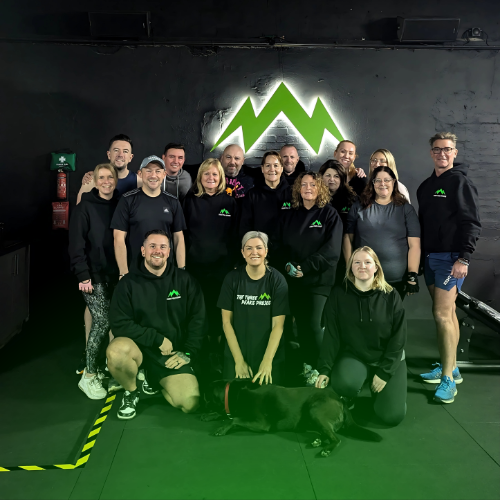 Three Peaks Fitness members inside the gym in Cambuslang