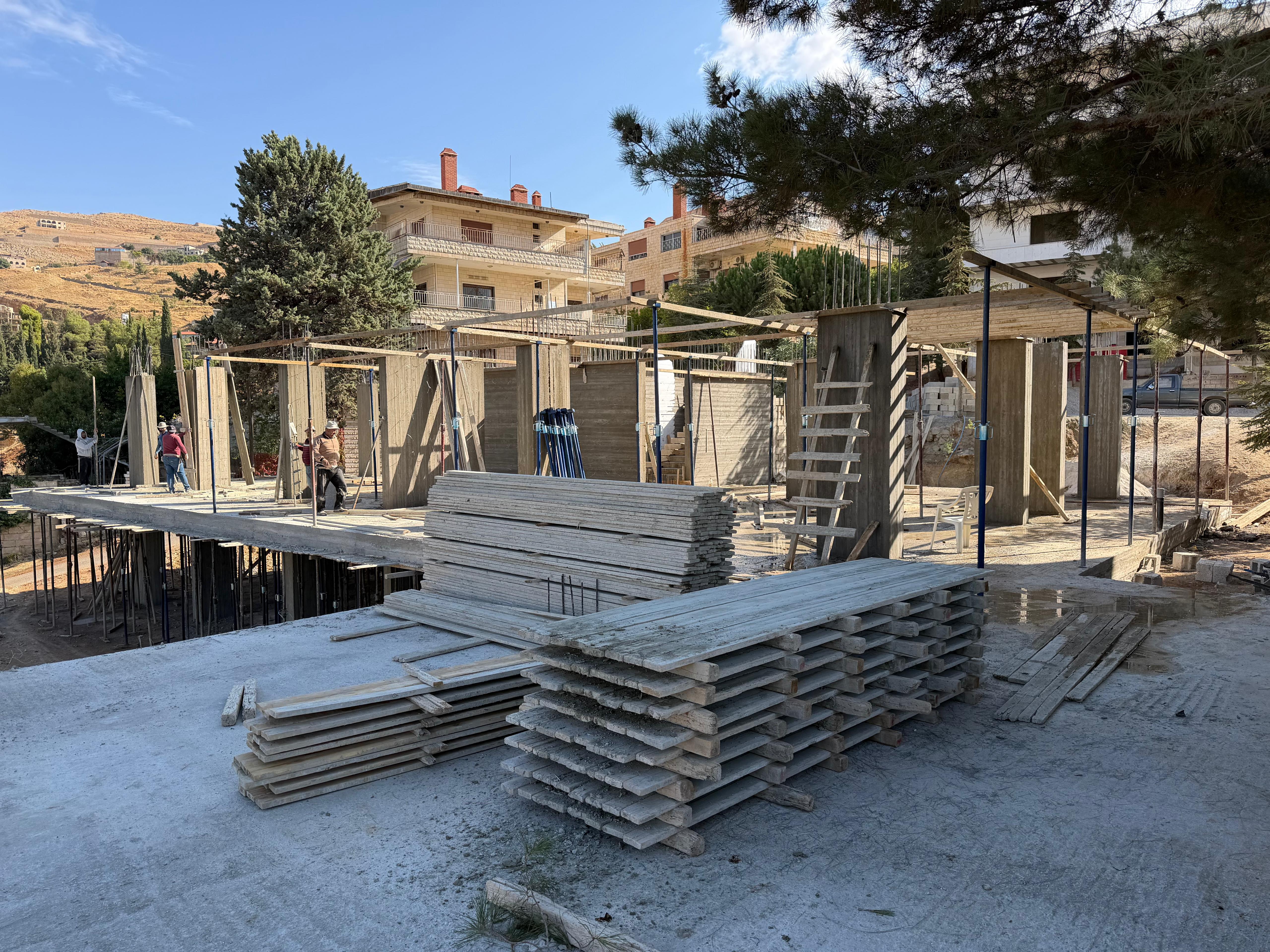 Horizon Residences Bloudan construction — Structure & Columns