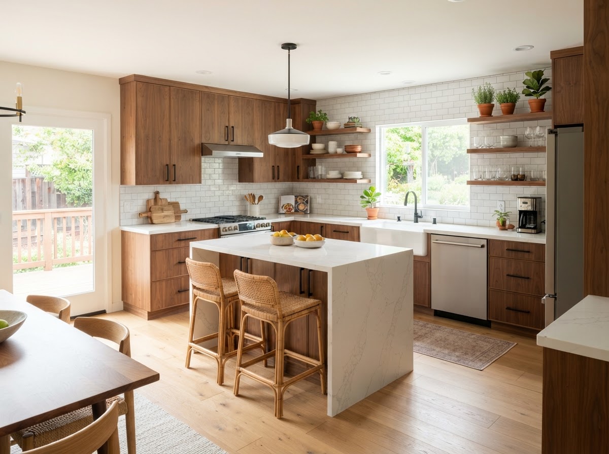 Illustrative example of a finished kitchen refresh — placeholder until authentic business photos are added