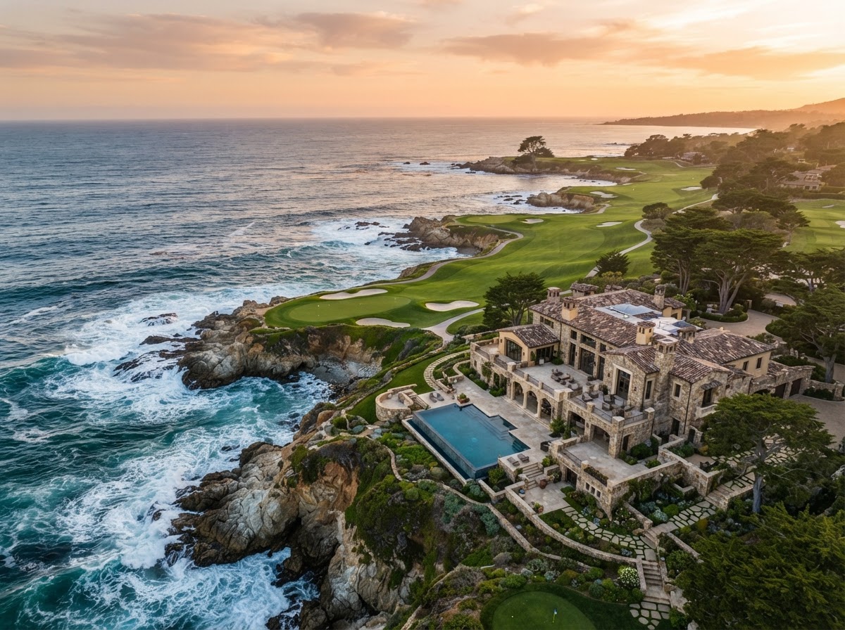 Pebble Beach — Iconic coastline living and legendary golf.