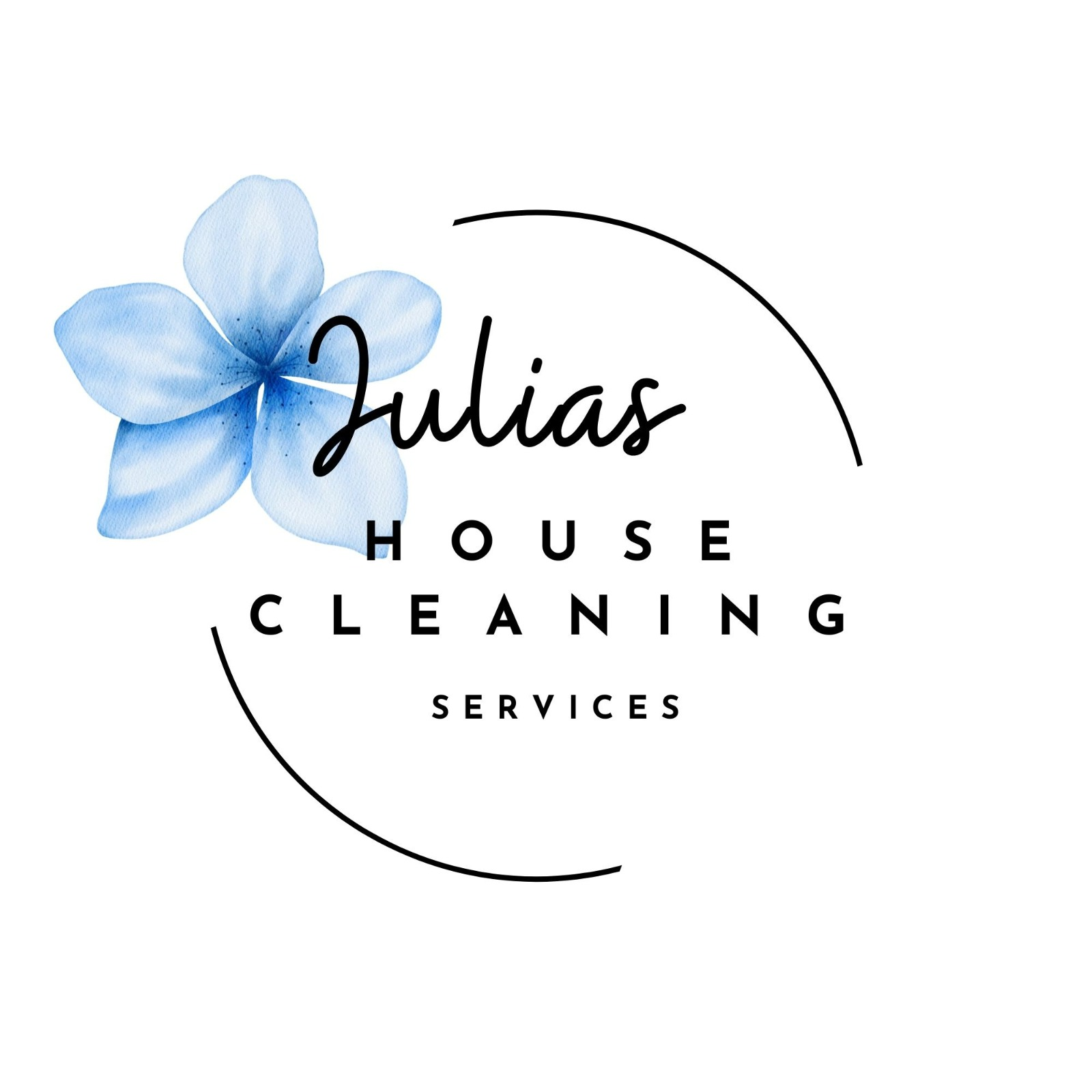 Julia's House Cleaning Logo
