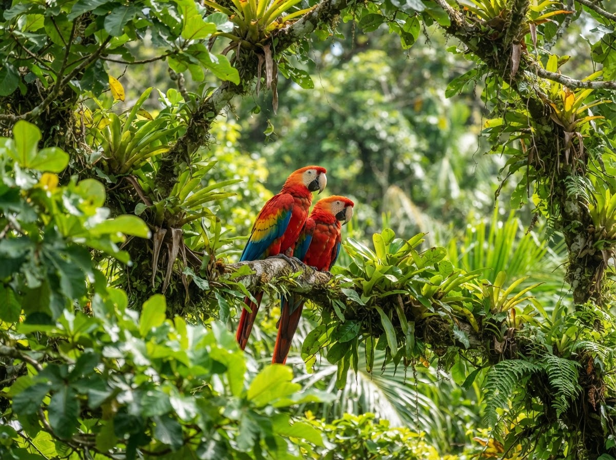 Scarlet Macaw Tour in Sámara, Costa Rica