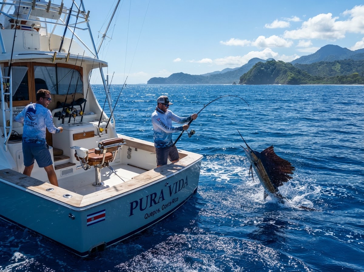 Offshore Fishing in Sámara, Costa Rica