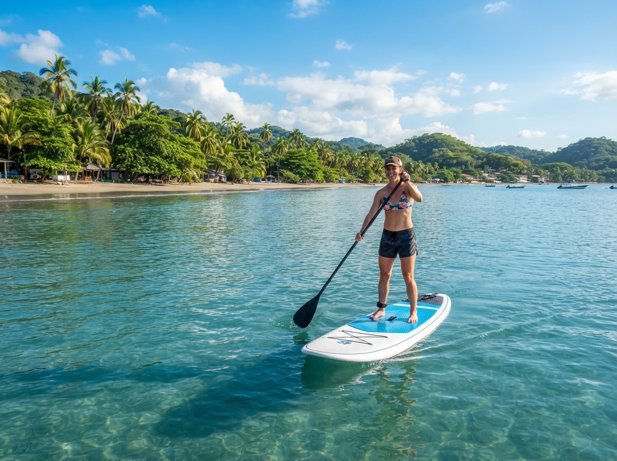 Stand-Up Paddleboarding in Sámara, Costa Rica