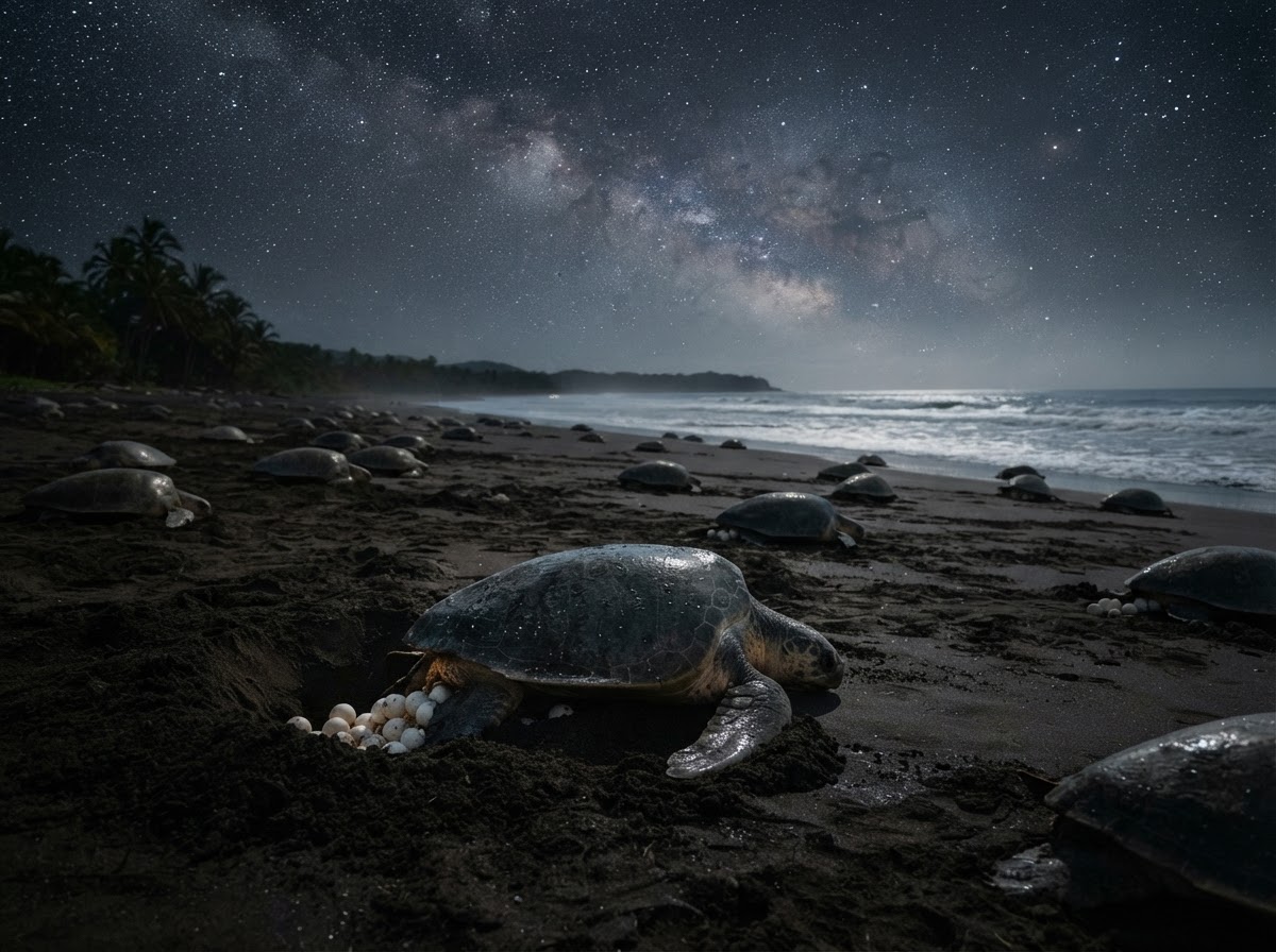 Ostional Sea Turtle Night Tour in Sámara, Costa Rica