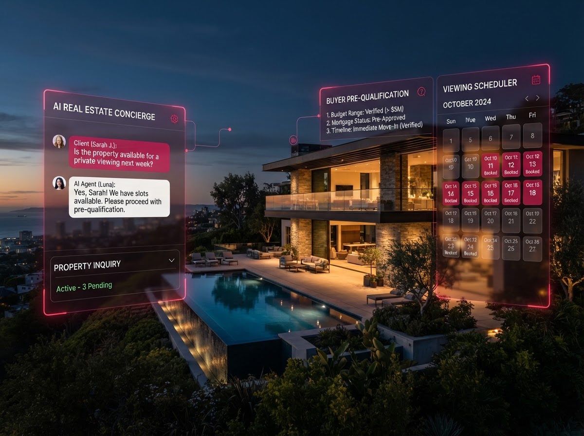 Real Estate AI automation workflow