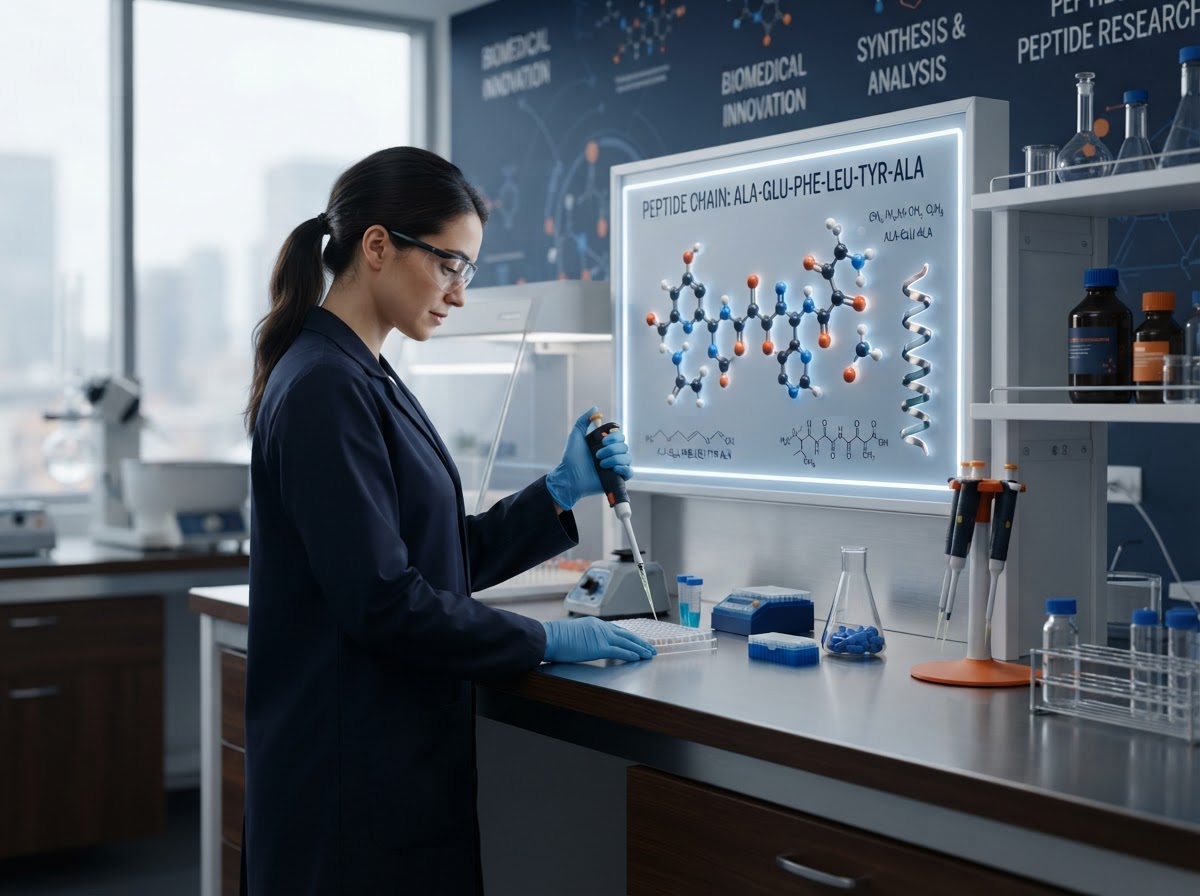 Scientific research and peptide education