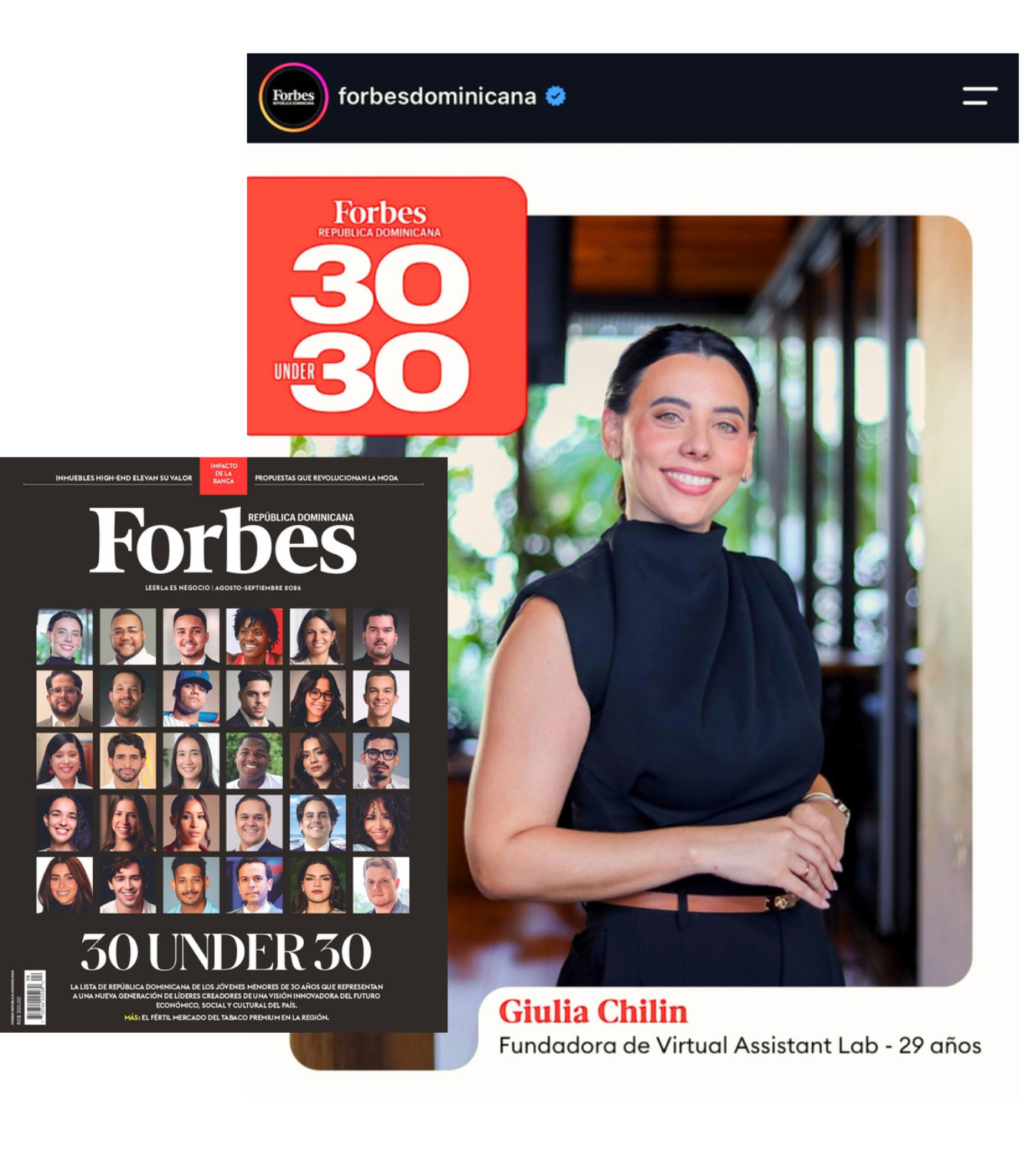 Giulia Chilin - Forbes Dominicana 30 Under 30
