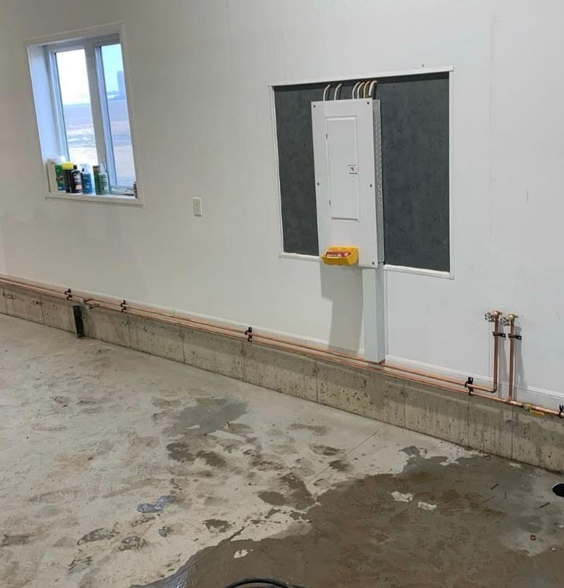 Mechanical Room & PEX Manifold Distribution