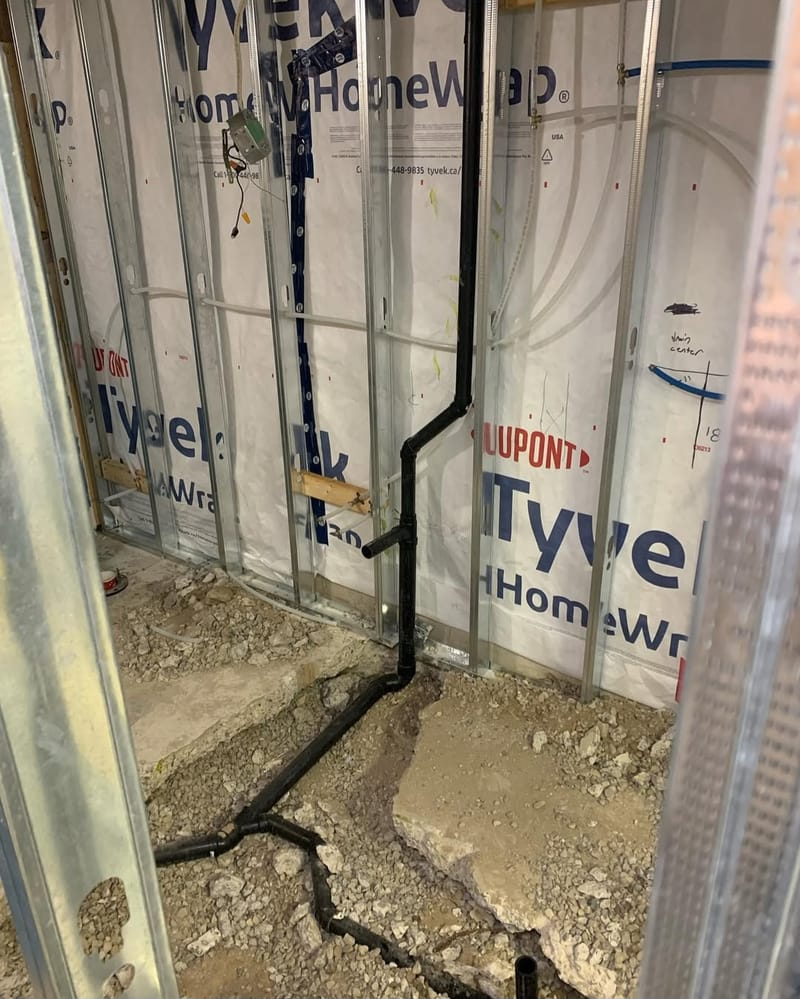 Cast Iron / Concrete Floor Drain Rough-In