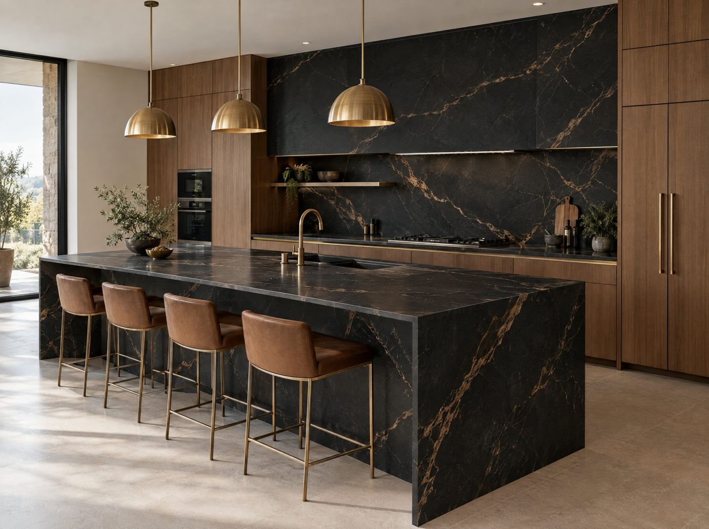 Cocina y mesón — Piedra sinterizada