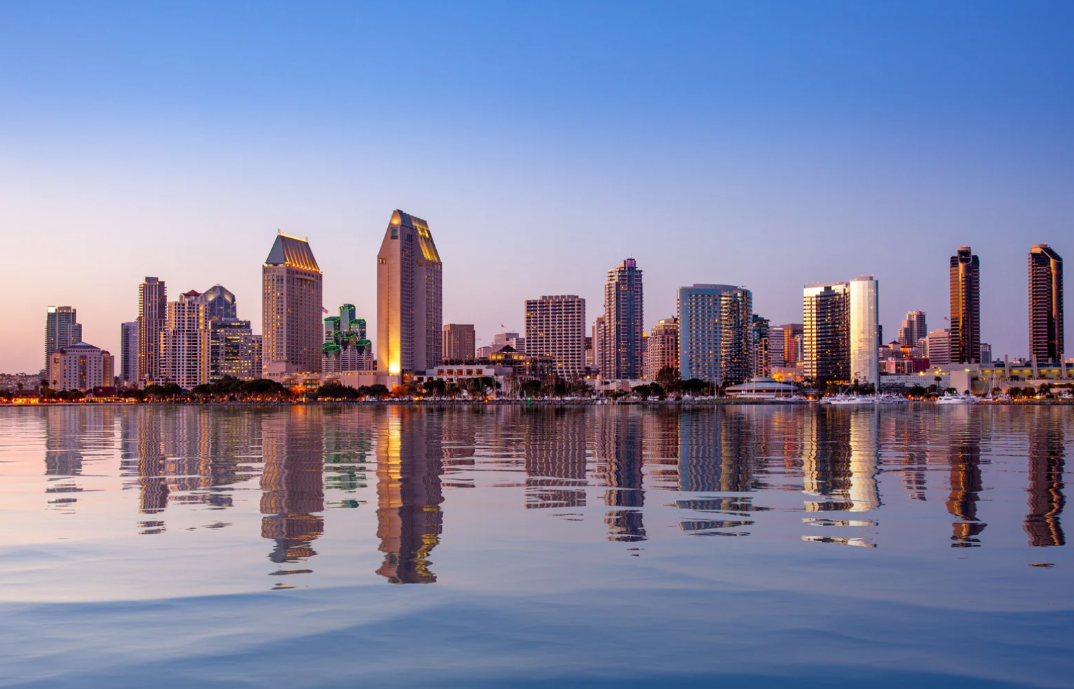 San Diego Waterfront & Harbor Skyline