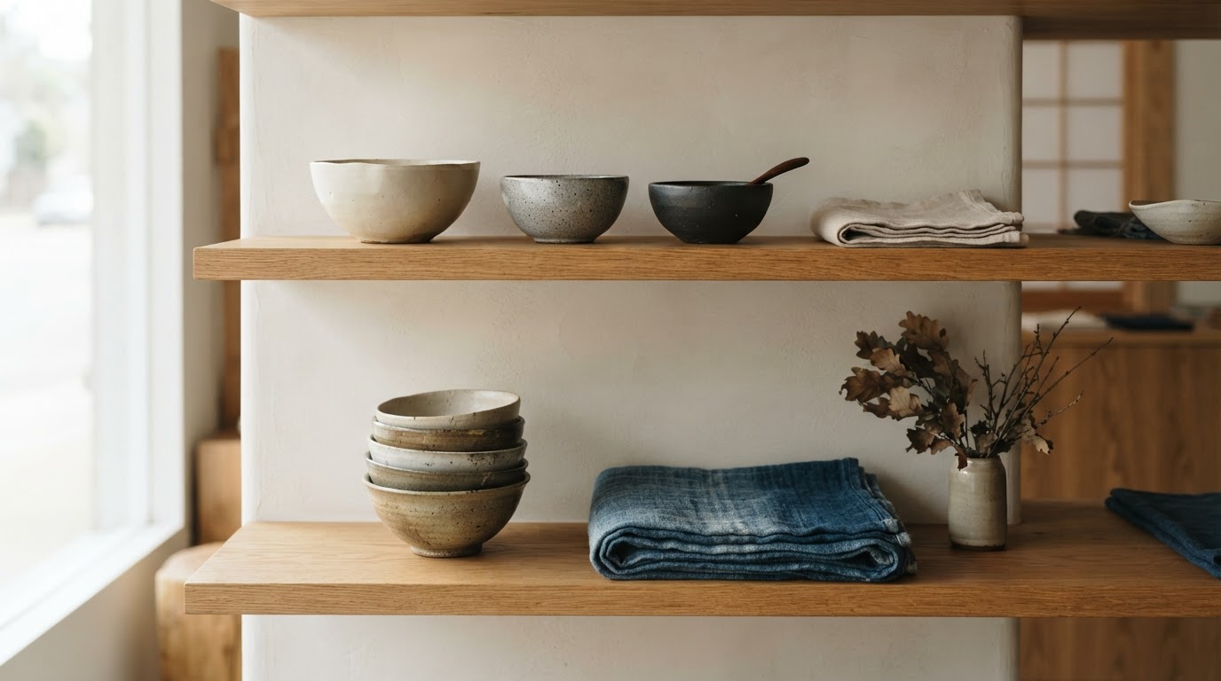 Minimalist Japanese-inspired home goods