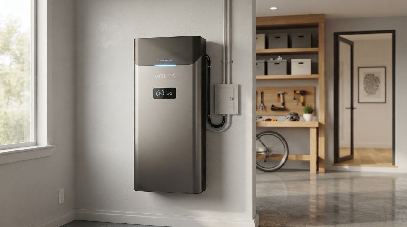 Residential home battery storage system installed by GOTT Energy
