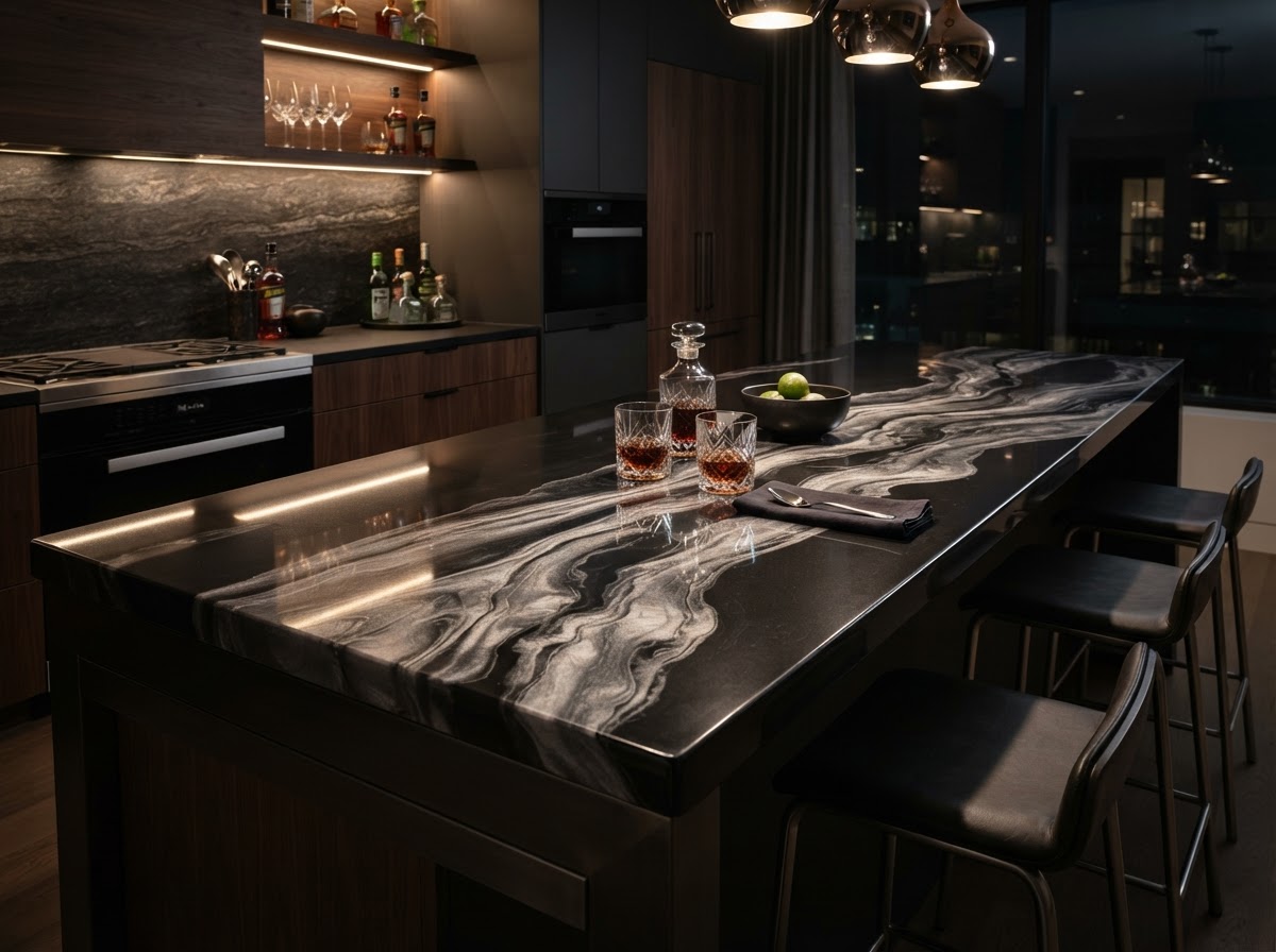 Countertops — FlowState epoxy finish