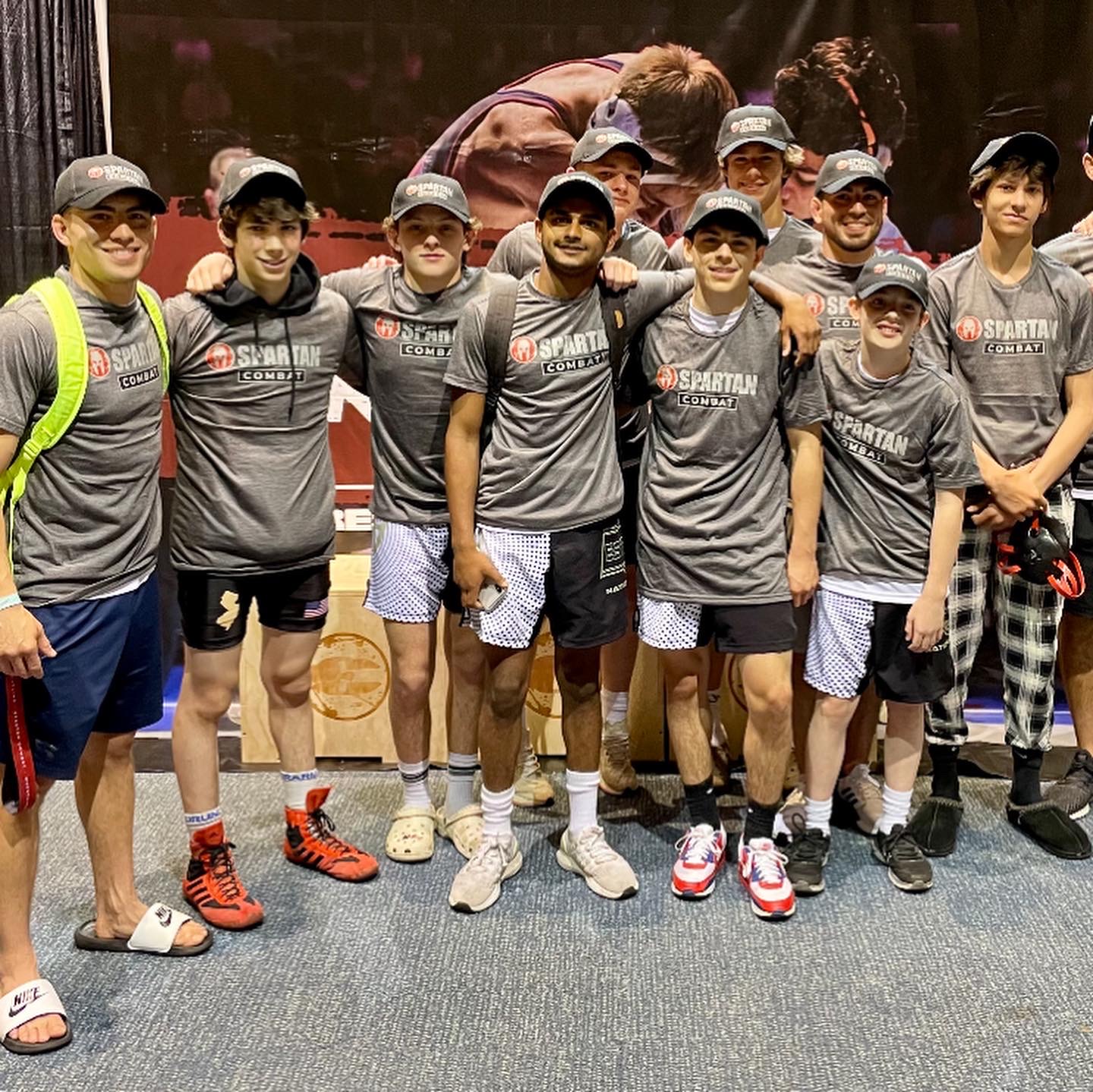 Este Built wrestlers after a tournament competition