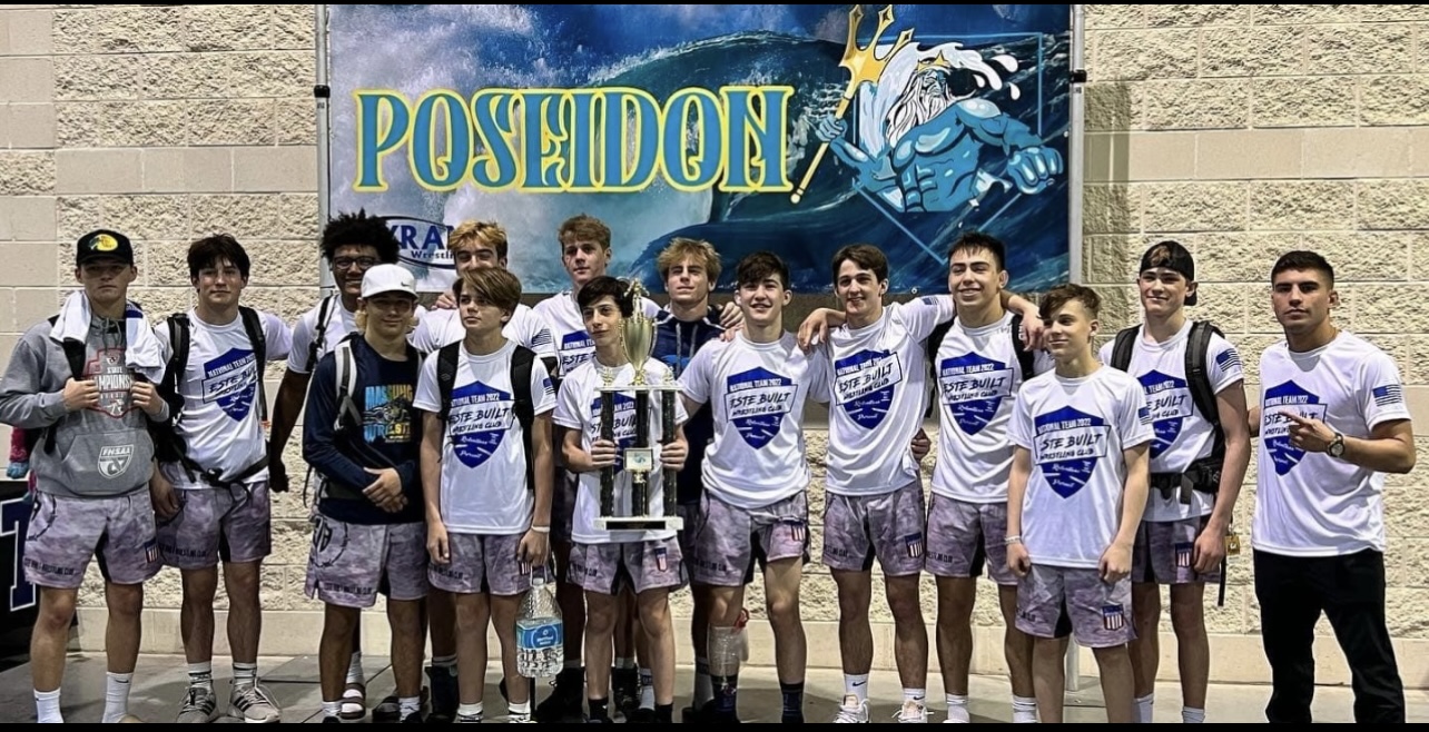 Este Built Wrestling Club as runner-up at the 2022 Poseidon National Duals