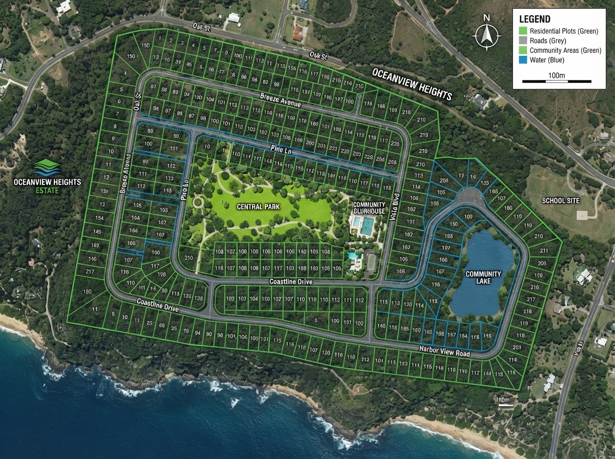 Florian Estate plot layout