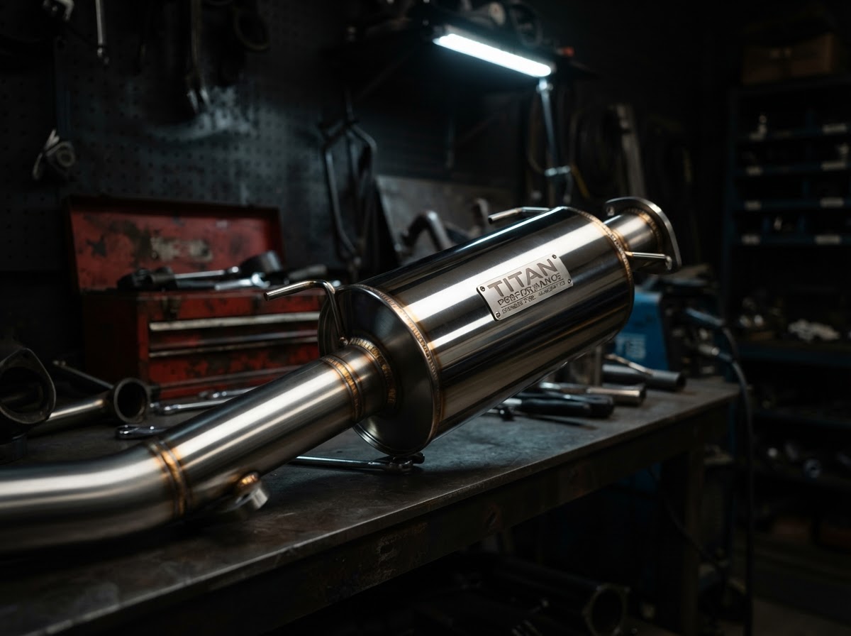 Clean, repaired exhaust component after service