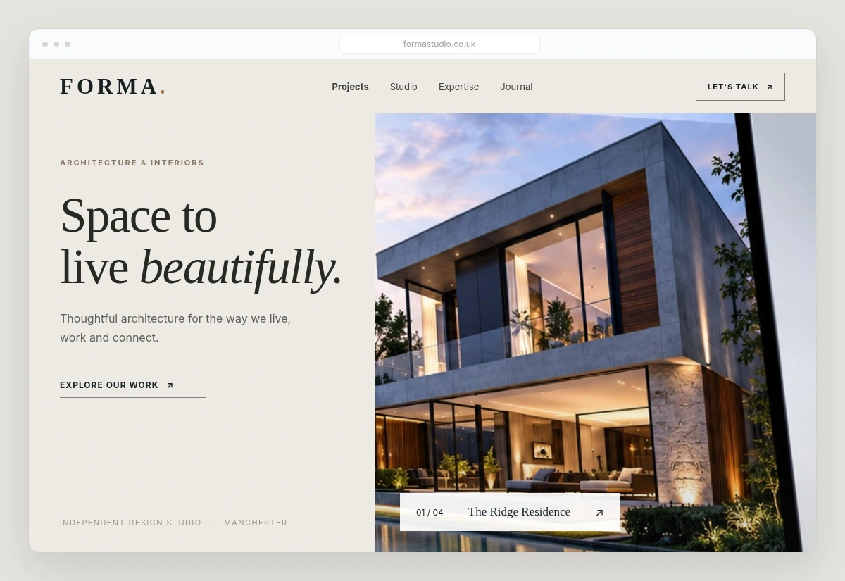 Professional Business Website