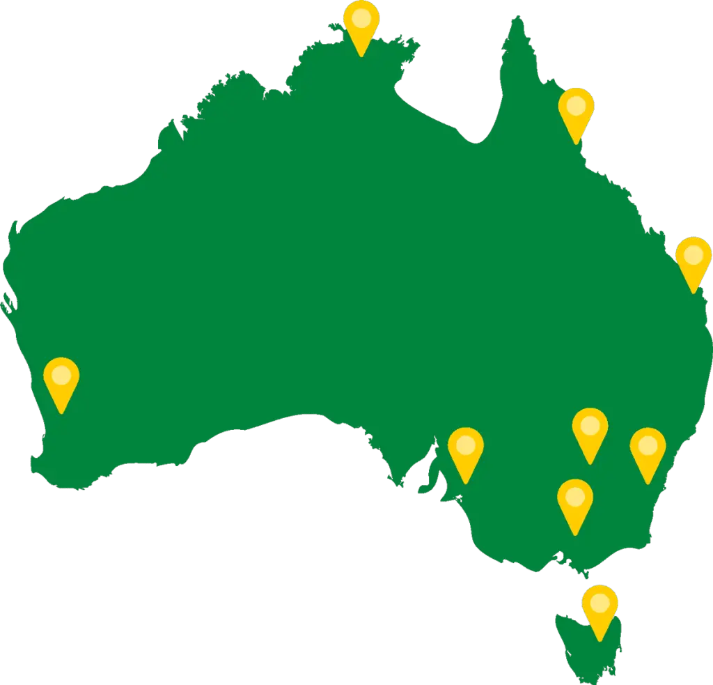 Australia pet transport routes map