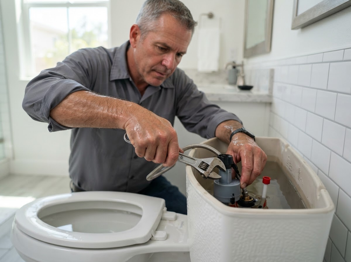 Toilet Repair (Flapper & Valve) in Menifee, CA