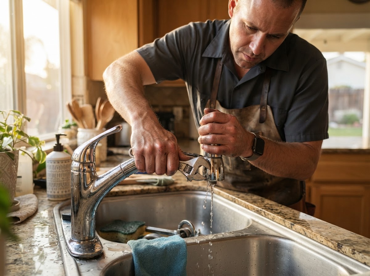 Leaky Faucet Repair in Menifee, CA