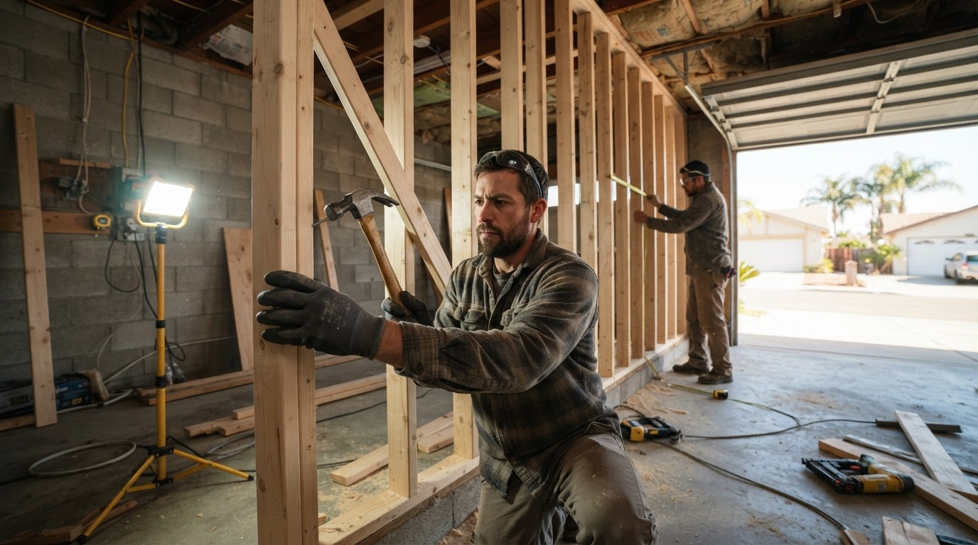 Garage Conversion & ADU Build-Out in Sun City, CA