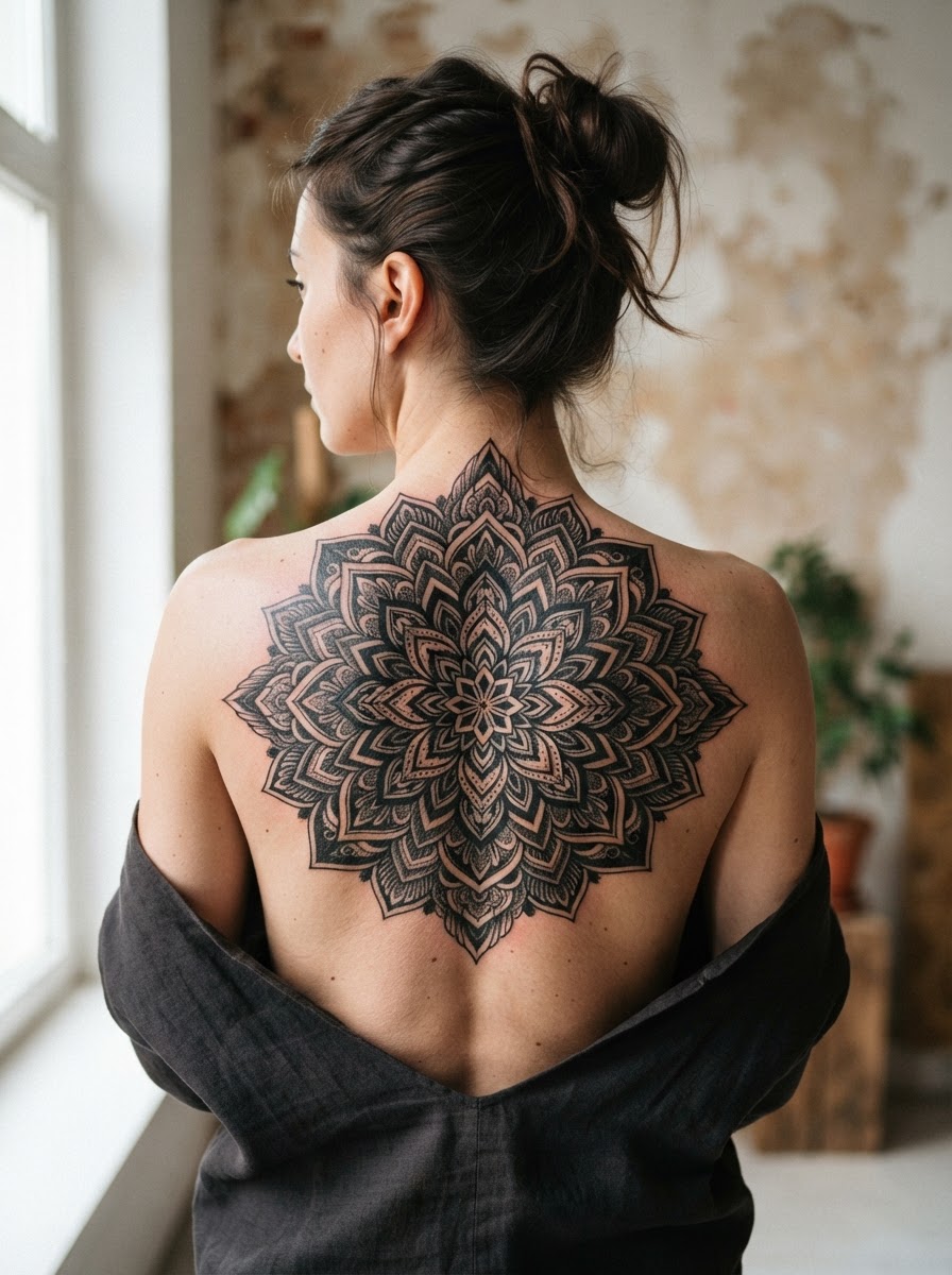 Lettering: Delicate single-word script on Ribs (healed).