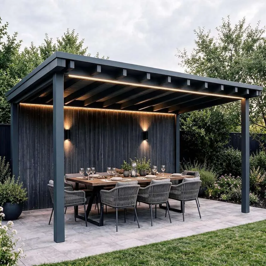 Master Pavilion — 4.5m × 3m external