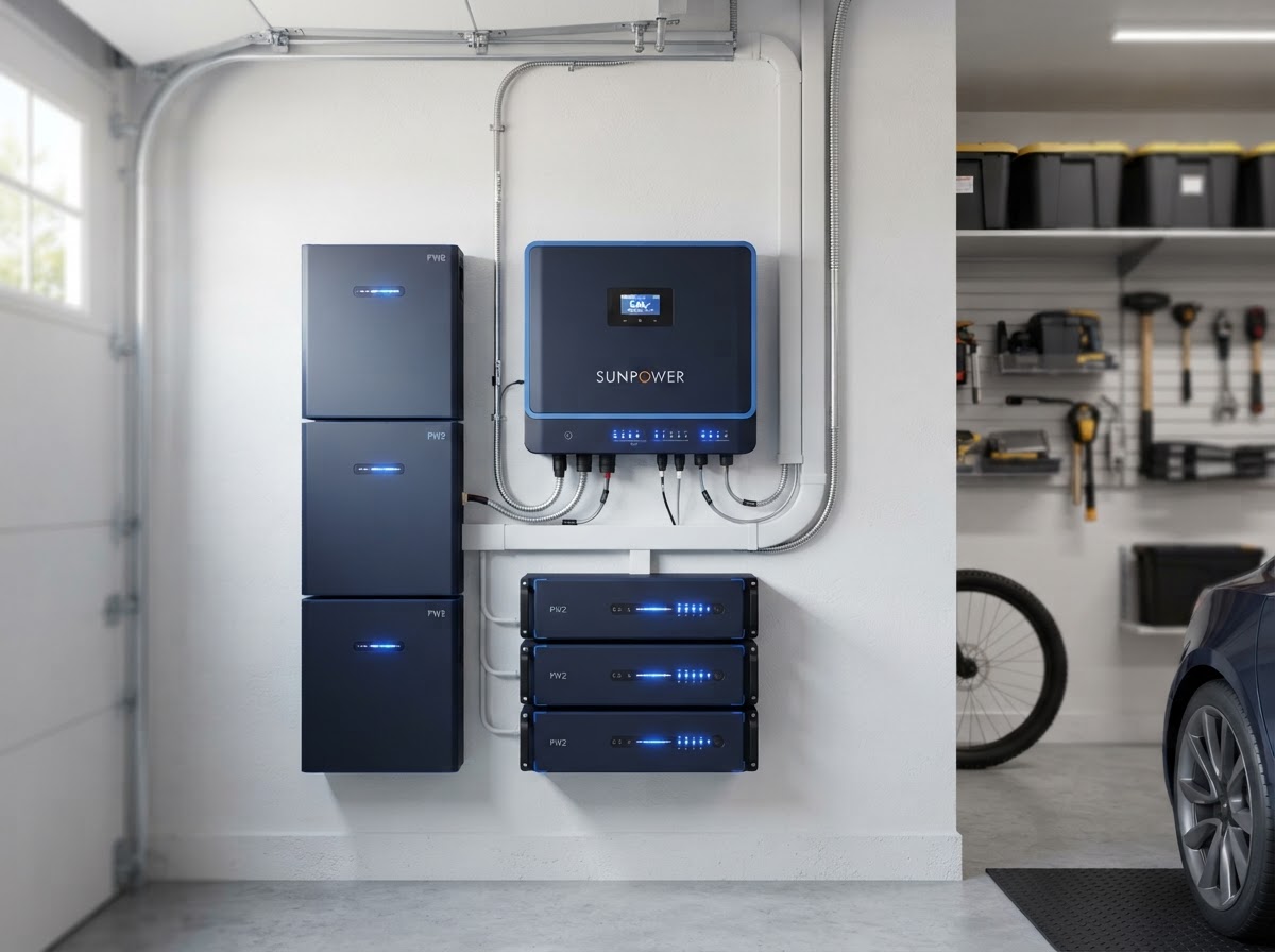 Residential solar inverter and lithium battery backup system