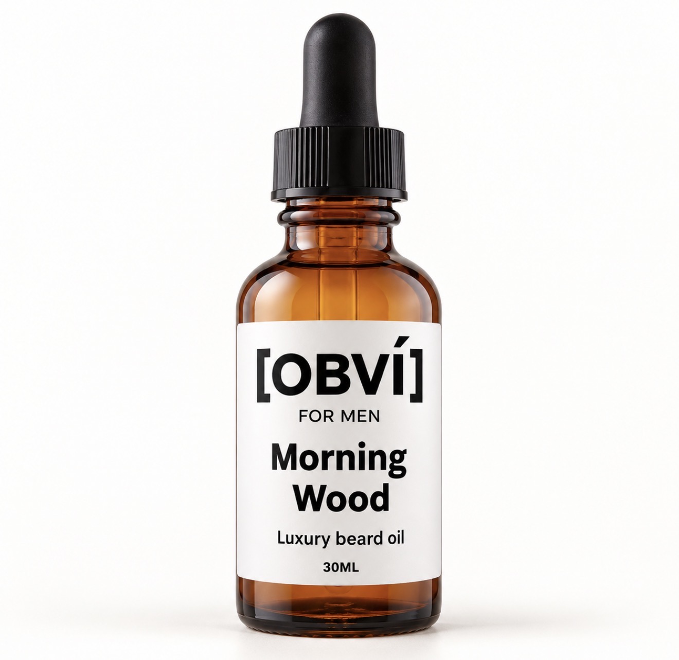 MORNING WOOD — OBVÍ luxury beard oil 30ML bottle