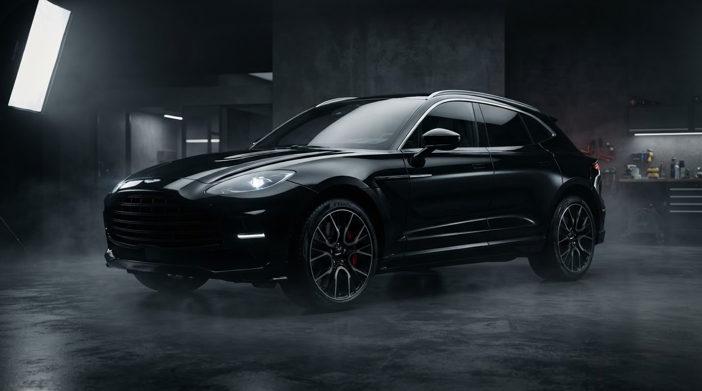 Glossy luxury vehicle detailed by Custom Auto Reconditioning