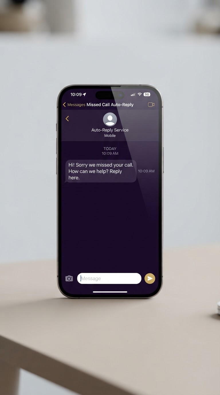 Missed Call Text Back — Vecino Digital