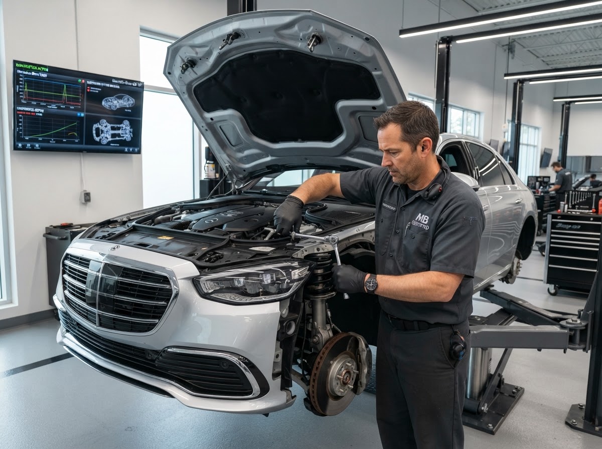 Mercedes-Benz service and mechanical repair at PAC Automotive